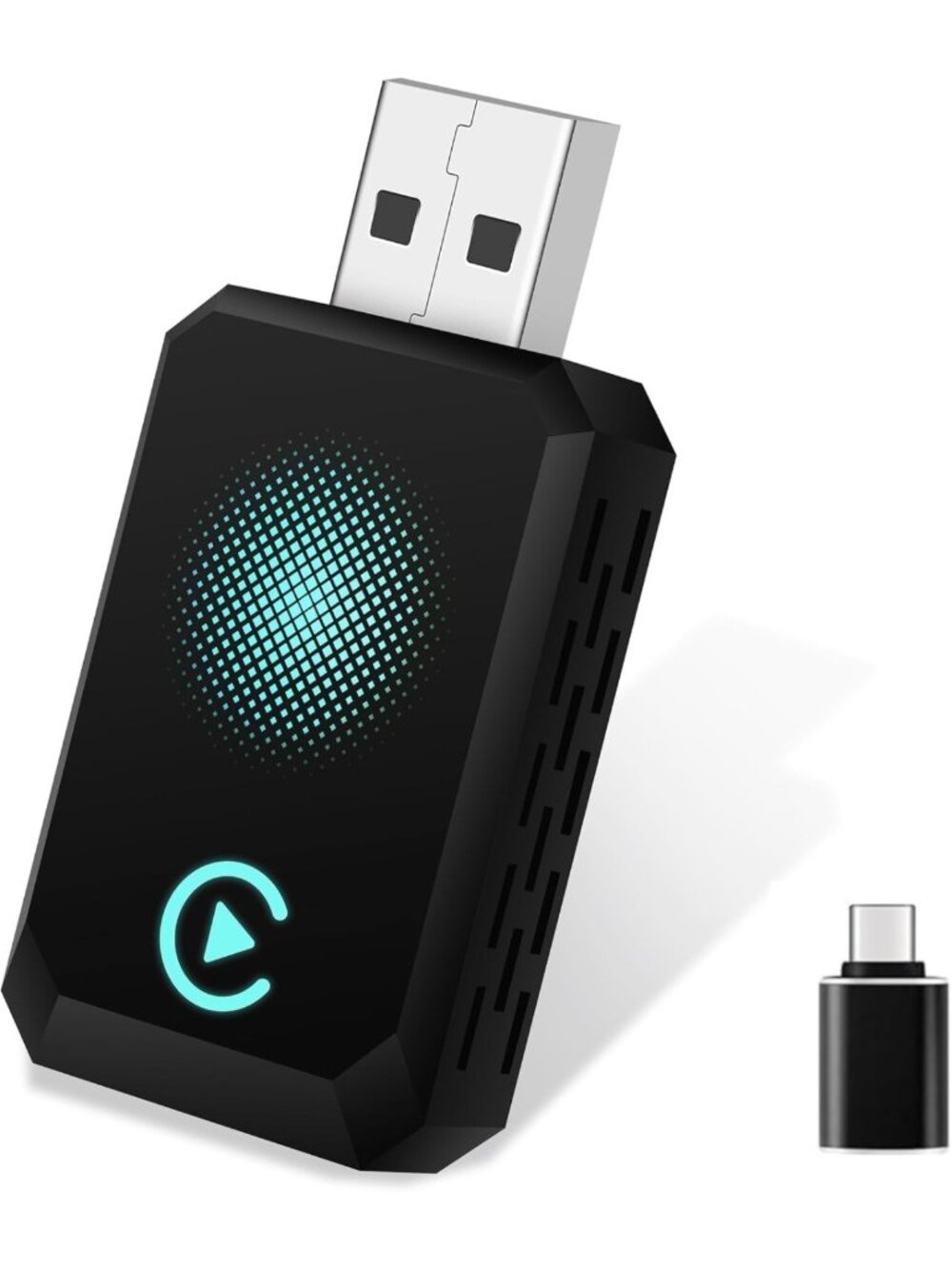 Wireless CarPlay Adapter - Convert Wired to Wireless, Plug & Play, Type-C/USB